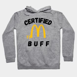 Certified Gym Buff Sarcastic Excercise Jokes Pun Hoodie